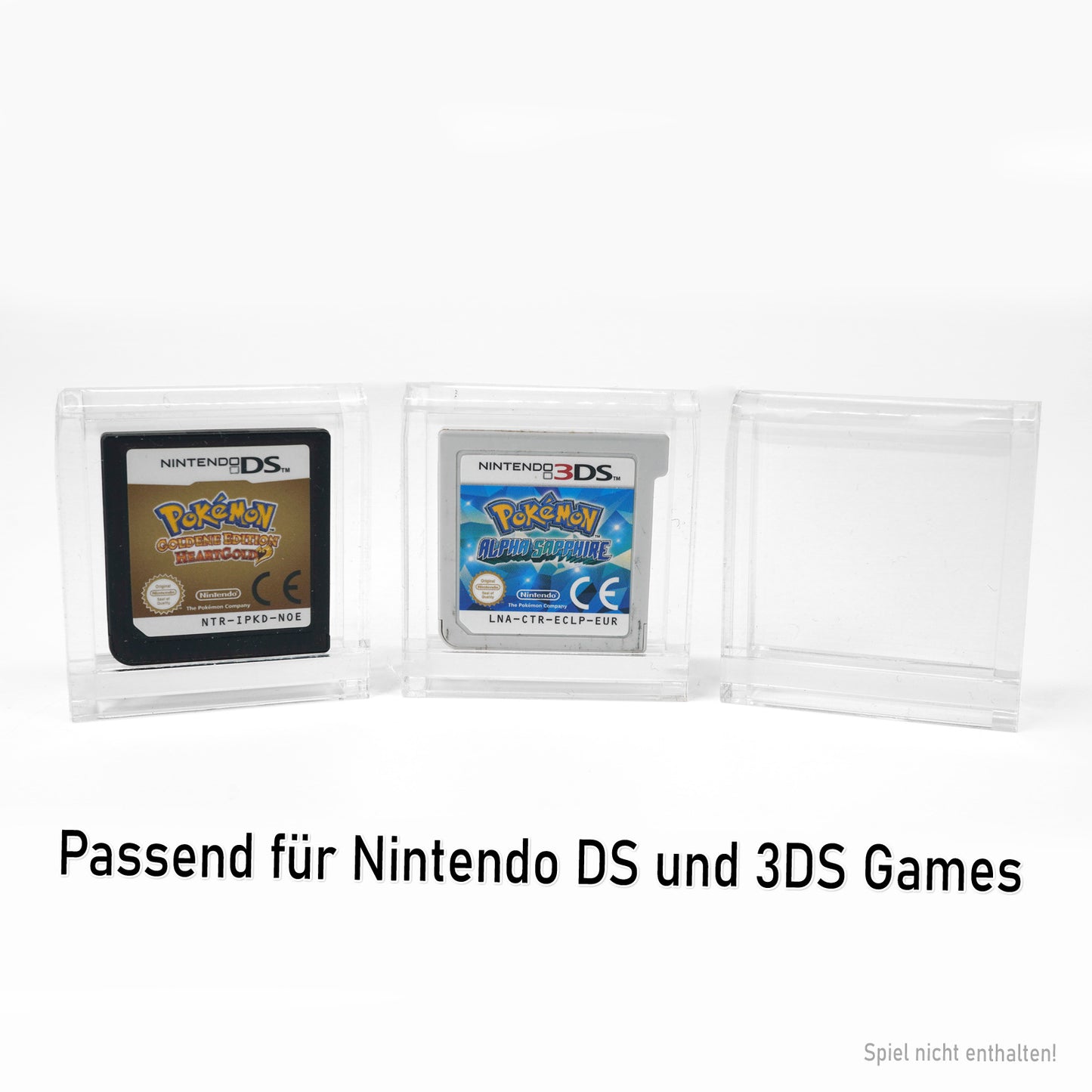 Acryl Spiele Modul Case 1-Fach für Nintendo DS / 3DS Games