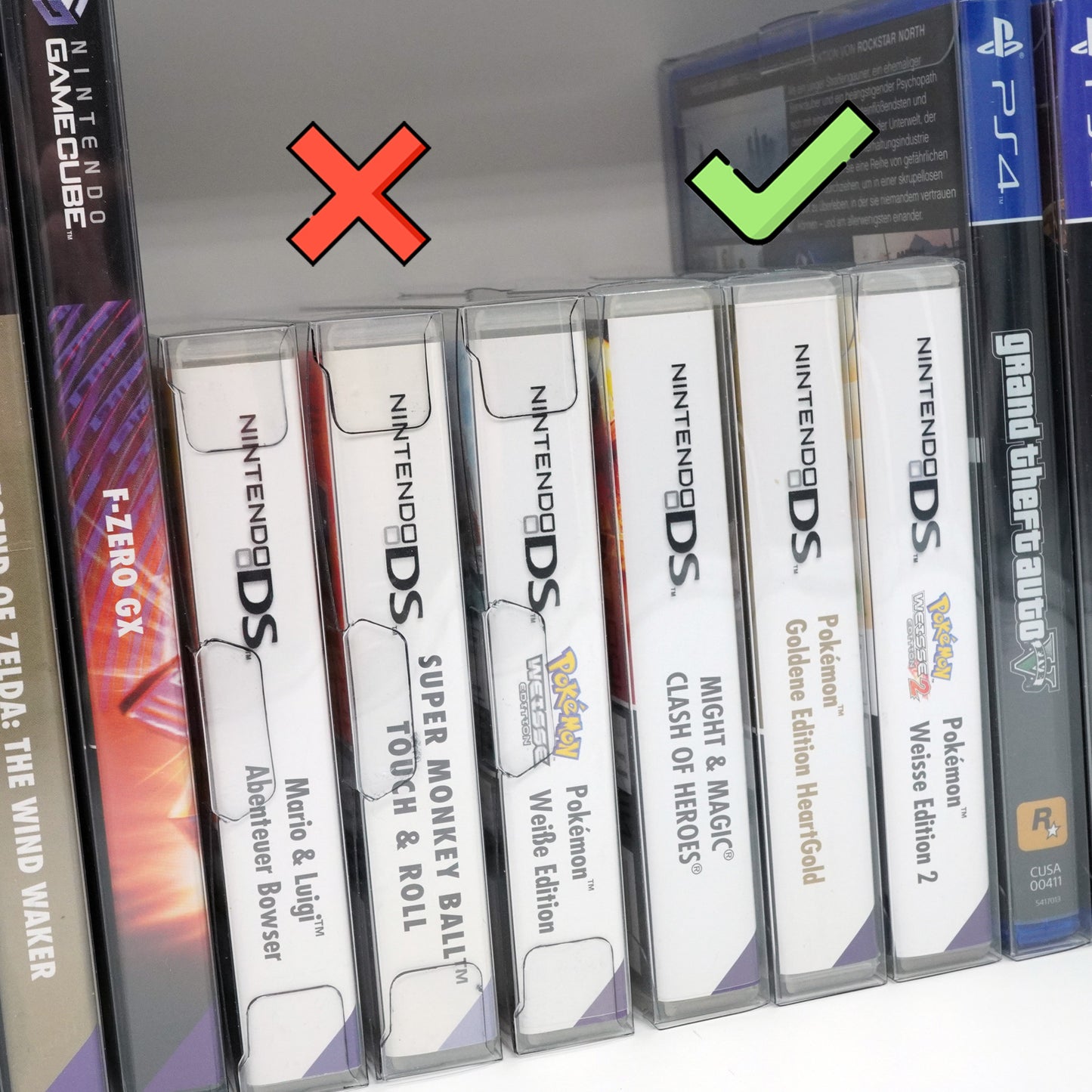 Nintendo DS Spiele OVP Schutzhüllen