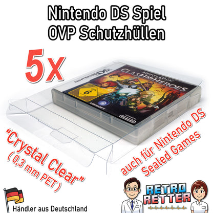 Nintendo DS Spiele OVP Schutzhüllen