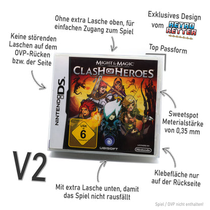 Nintendo DS Spiele OVP Schutzhüllen V2