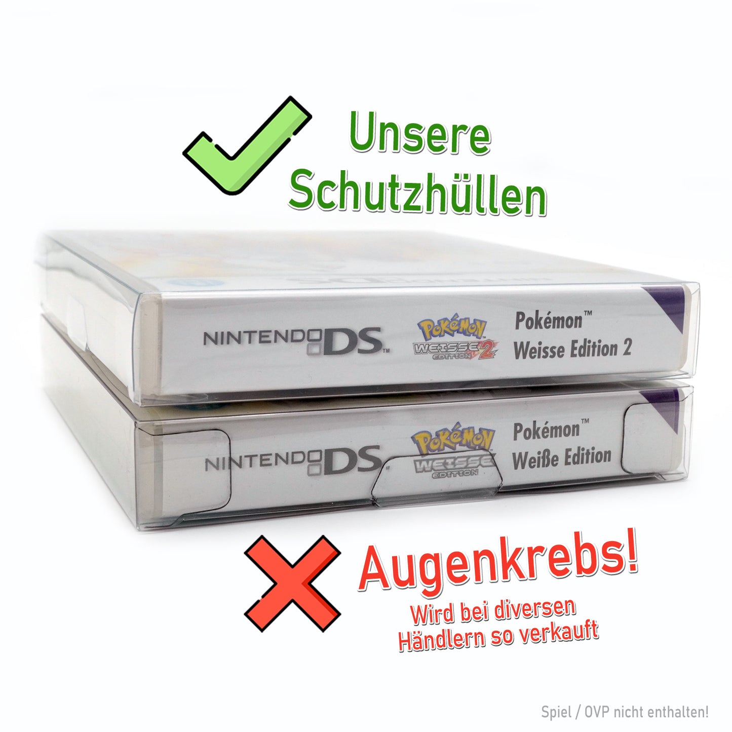 Nintendo DS Spiele OVP Schutzhüllen V2