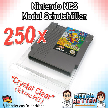Nintendo NES Spiele Modul Schutzhüllen