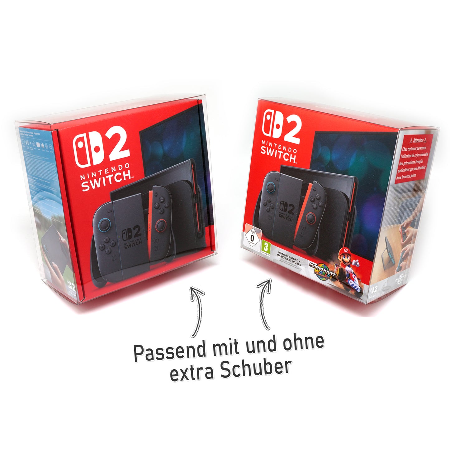 Schutzhüllen für Nintendo Switch 2 Konsolen OVP