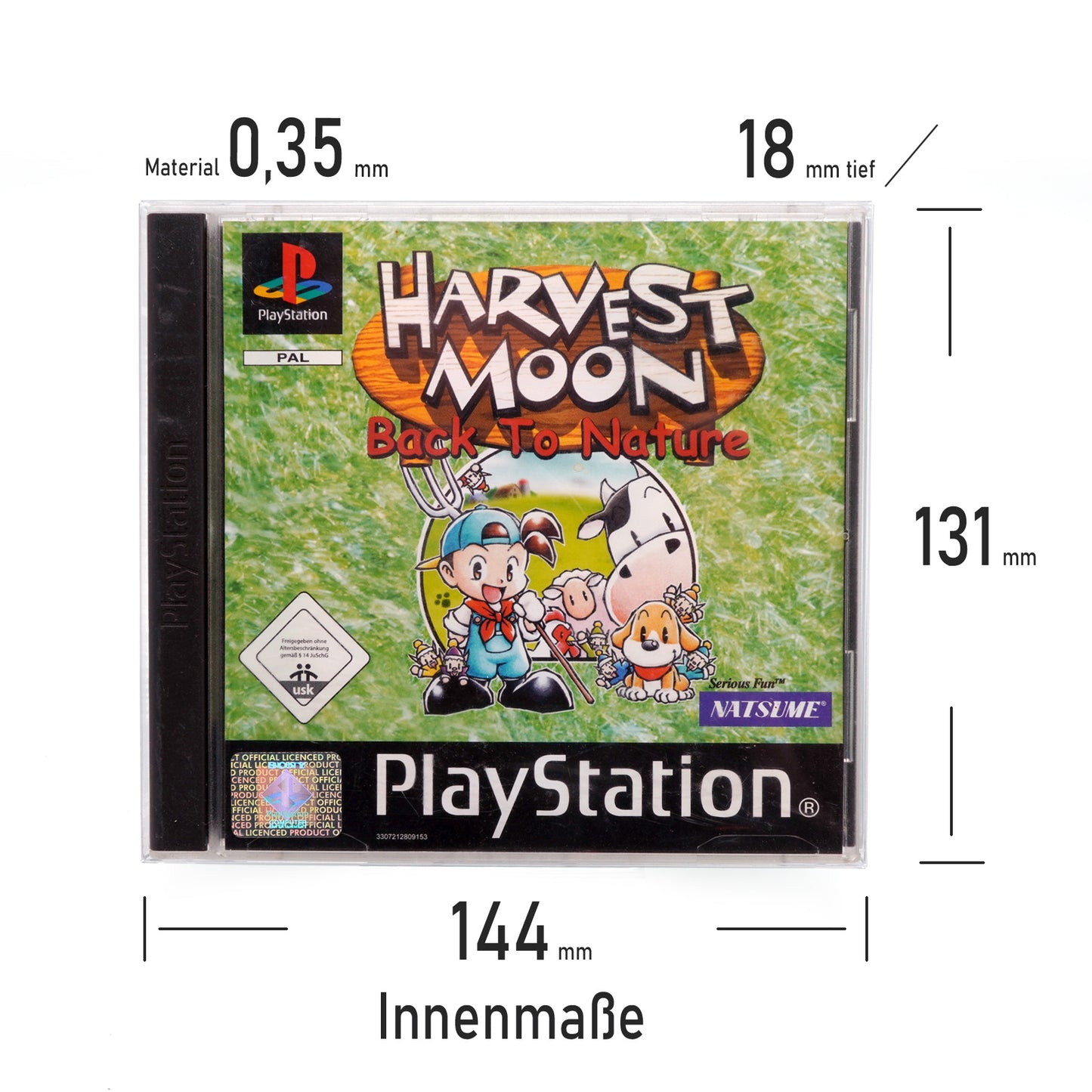 PlayStation 1 Spiele OVP Schutzhüllen