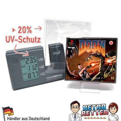 PS1 Doppel / Multi CD Spiele Schutzhüllen Exklusives RetroRetter V2 Design!
