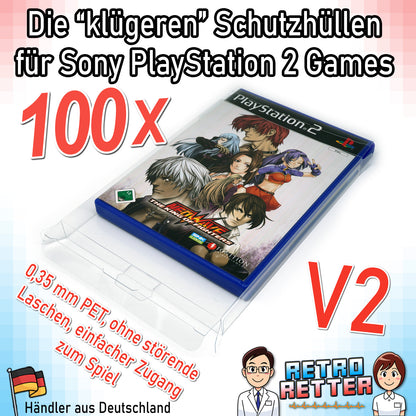 Sony PlayStation 2 Spiele OVP Schutzhüllen