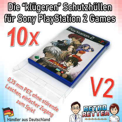 Sony PlayStation 2 Spiele OVP Schutzhüllen