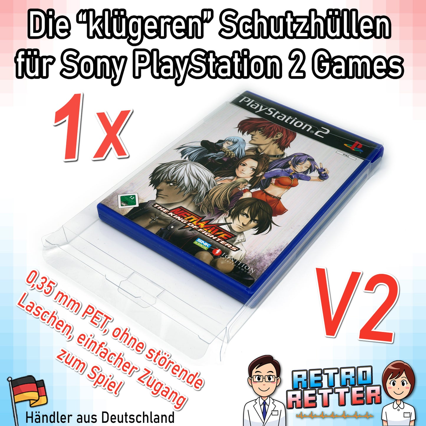 Sony PlayStation 2 Spiele OVP Schutzhüllen