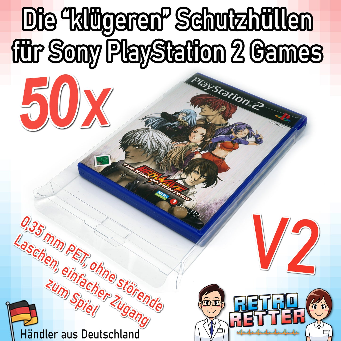 Sony PlayStation 2 Spiele OVP Schutzhüllen