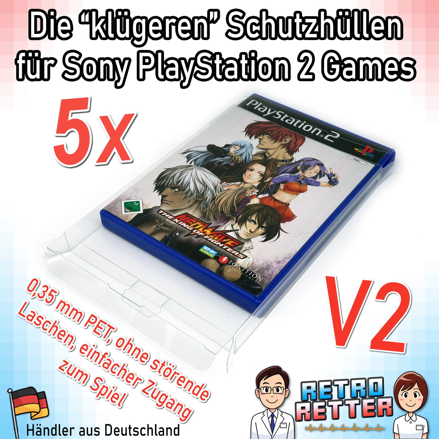 Sony PlayStation 2 Spiele OVP Schutzhüllen