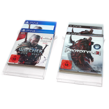 Schutzhüllen für PS3 / PS4 / PS5 Spiele OVPs mit Schuber