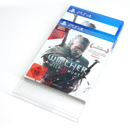 Schutzhüllen für PS3 / PS4 / PS5 Spiele OVPs mit Schuber