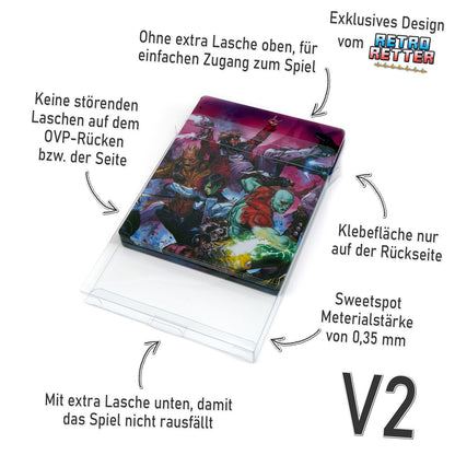 PS3 / PS4 / PS5 Steelbook Schutzhüllen RetroRetter V2 Design!