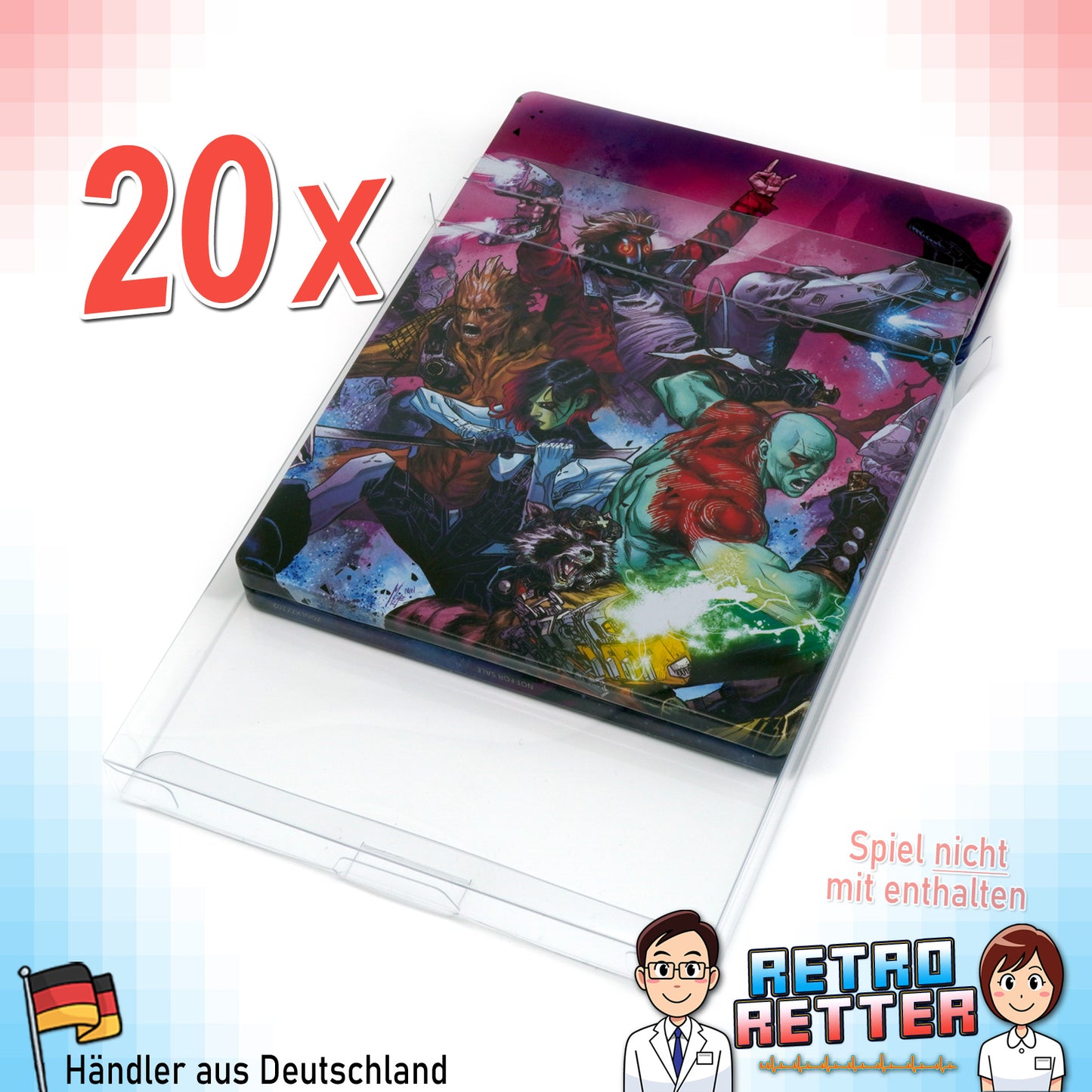 PS3 / PS4 / PS5 Steelbook Schutzhüllen RetroRetter V2 Design!