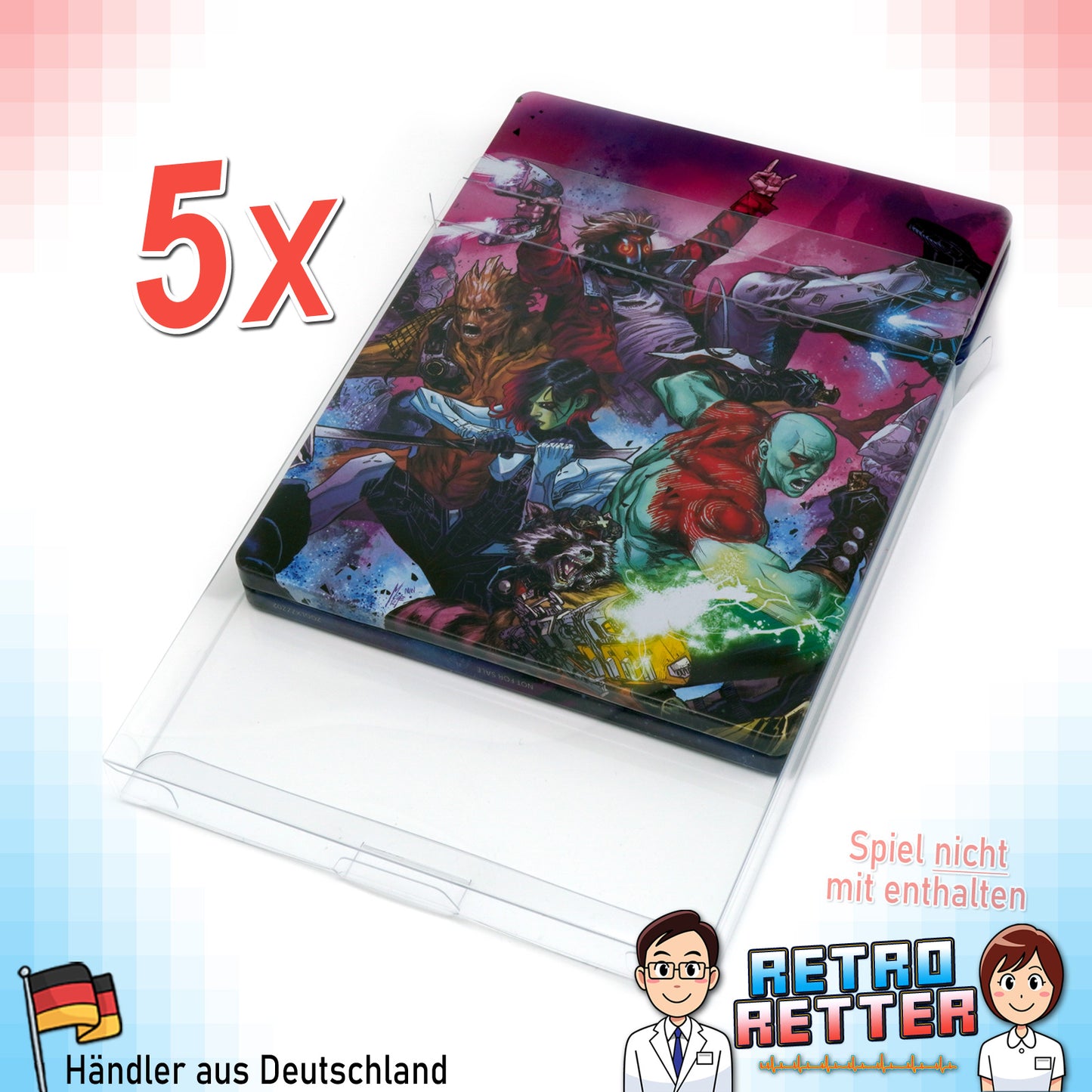 PS3 / PS4 / PS5 Steelbook Schutzhüllen RetroRetter V2 Design!