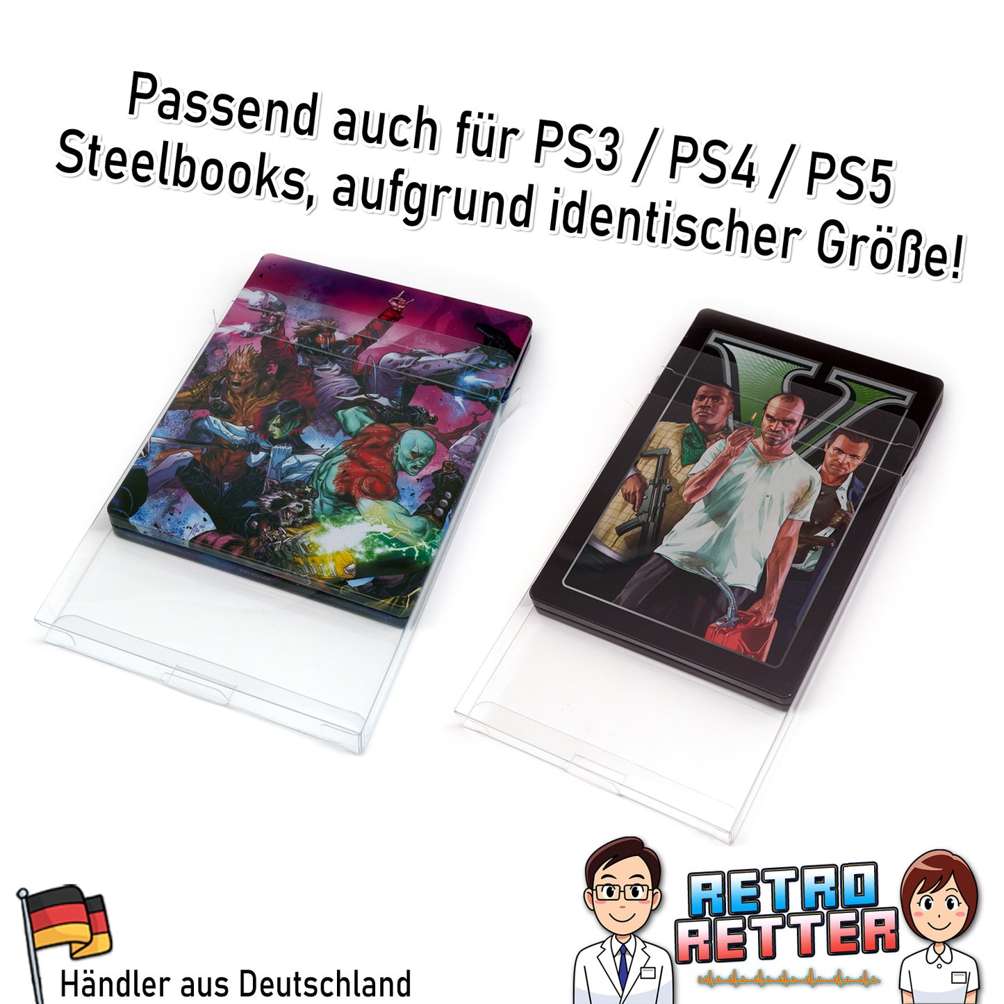 Sony PS3/PS4/PS5 Spiele OVP Schutzhüllen