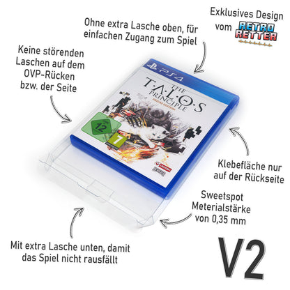 Sony PS4 Spiele OVP Schutzhüllen