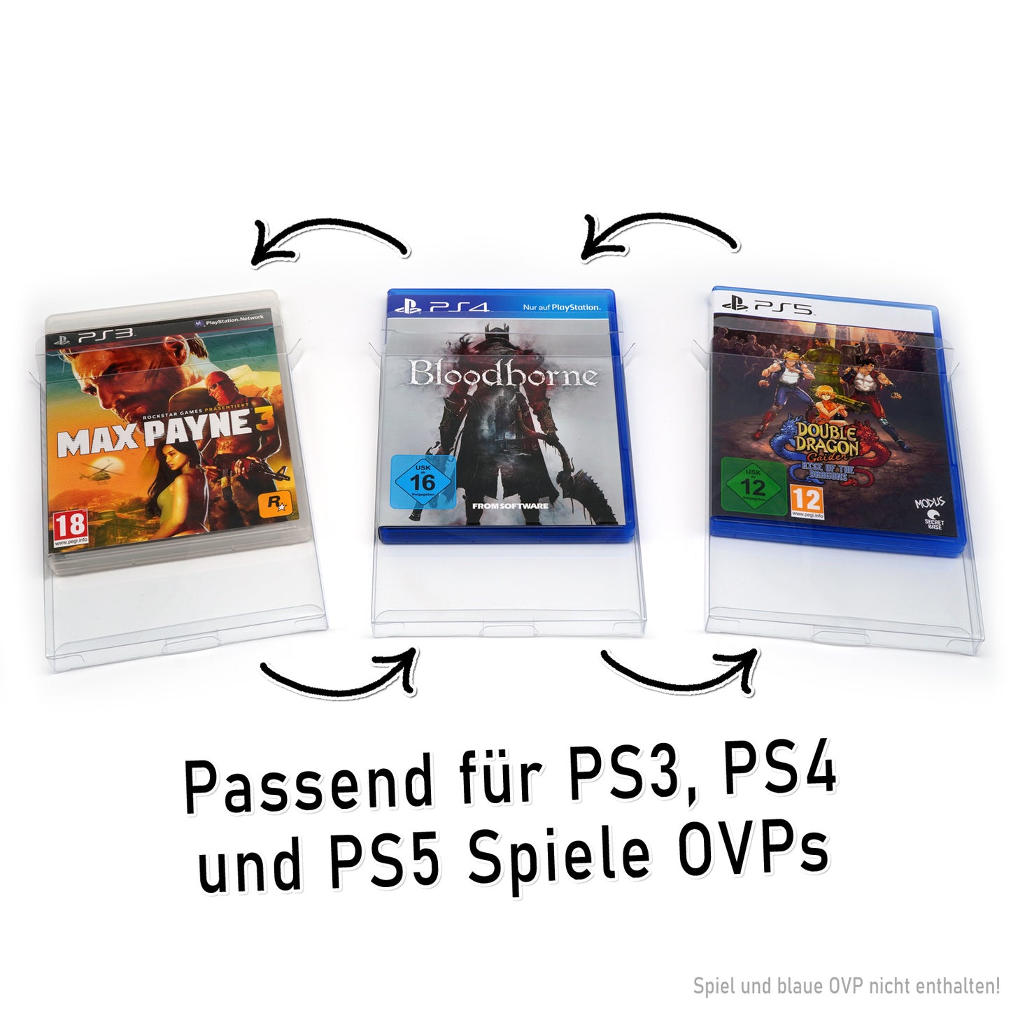 Sony PS5 Spiele OVP Schutzhüllen