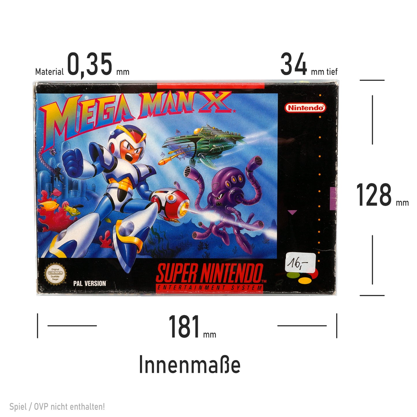 Super Nintendo Spiele OVP Schutzhüllen