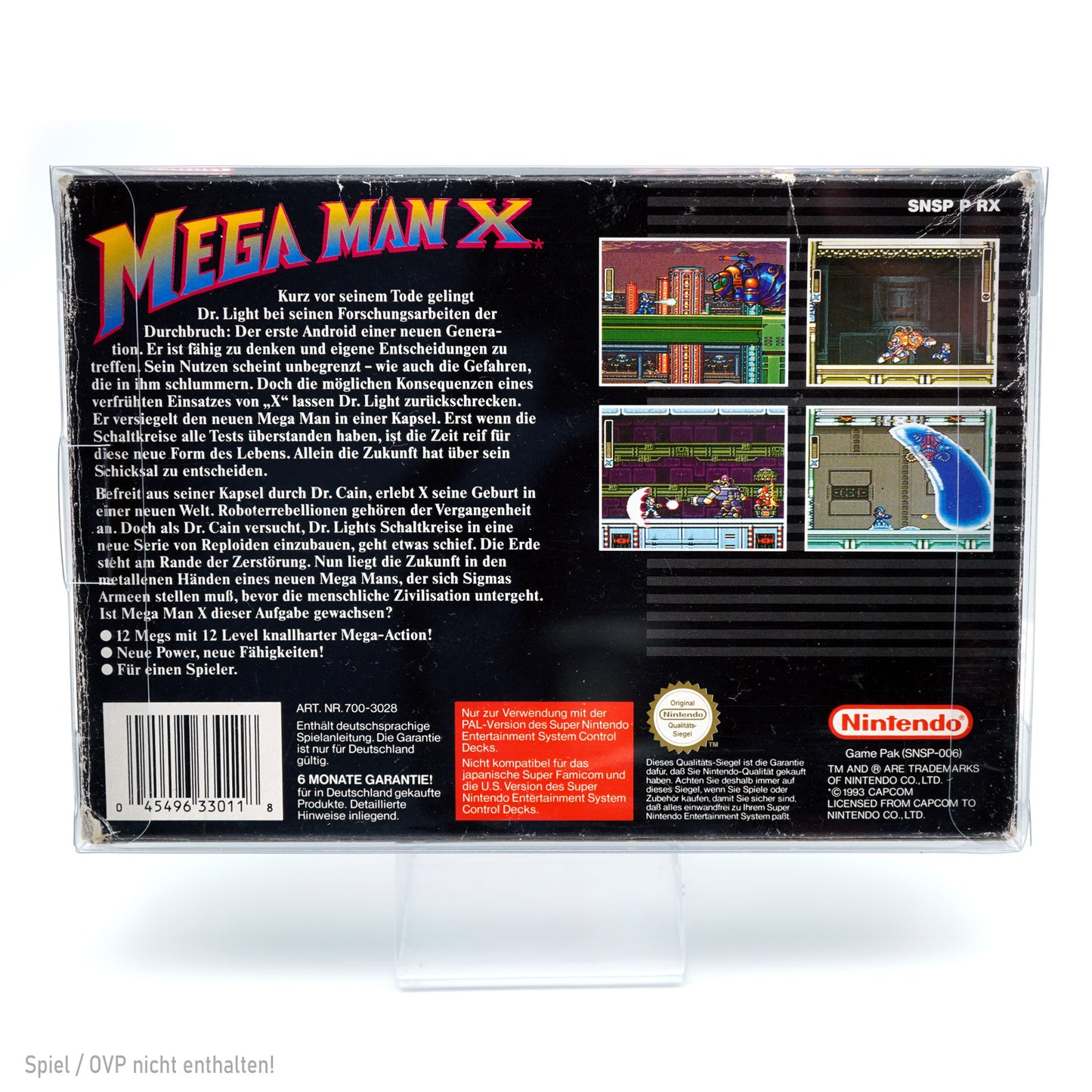 Super Nintendo Spiele OVP Schutzhüllen