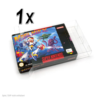 Super Nintendo Spiele OVP Schutzhüllen