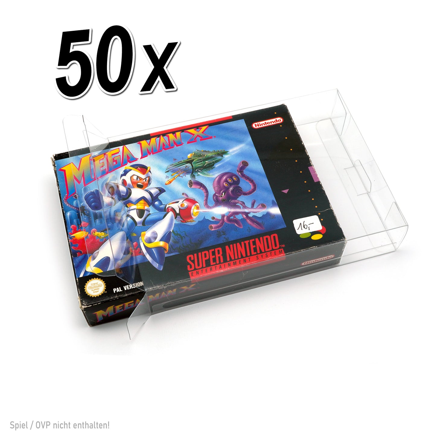 Super Nintendo Spiele OVP Schutzhüllen