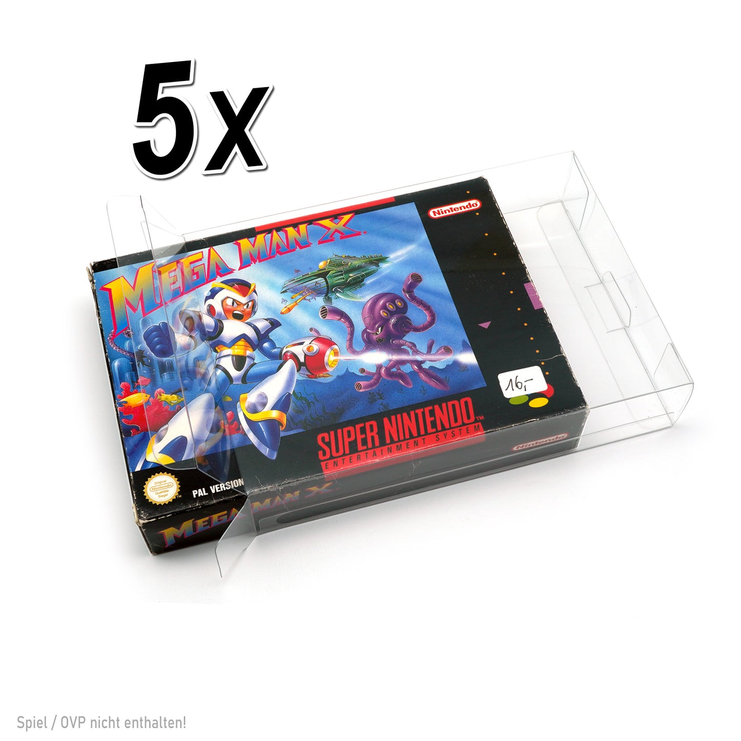 Super Nintendo Spiele OVP Schutzhüllen