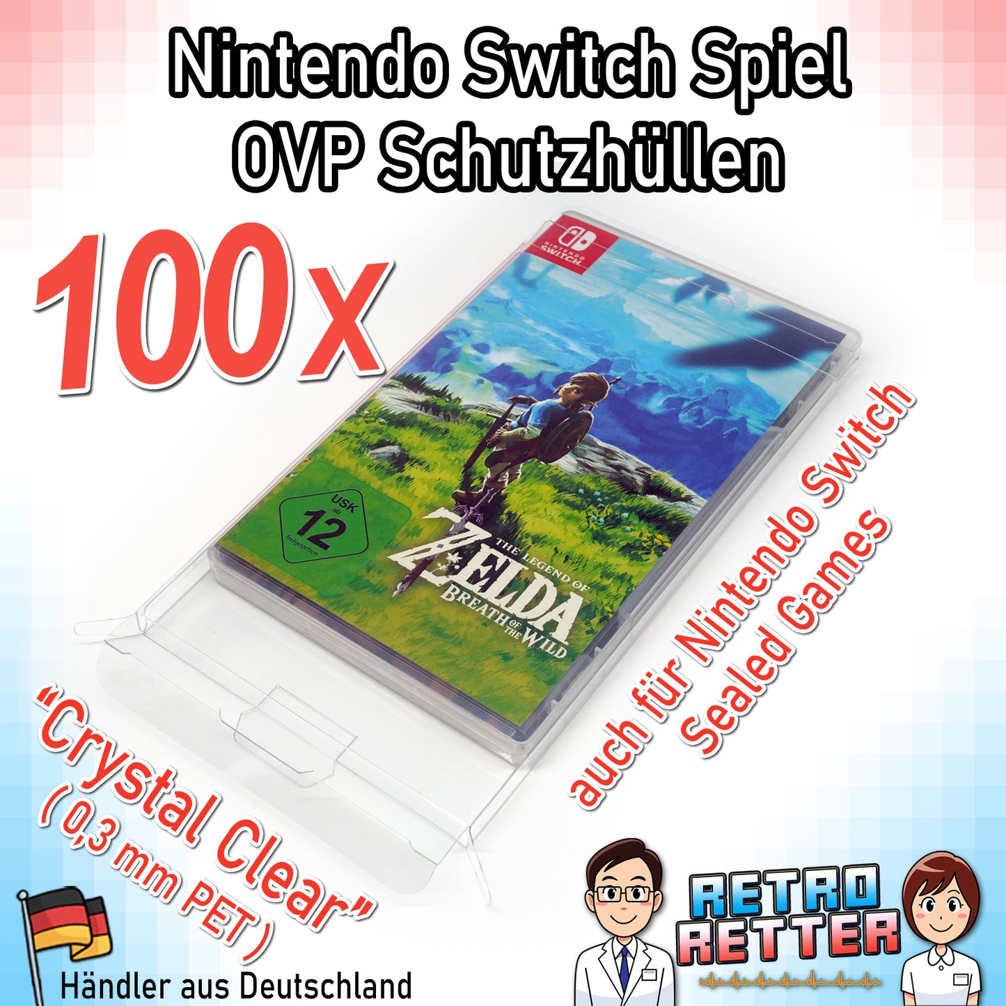 Nintendo Switch Spiele OVP Schutzhüllen