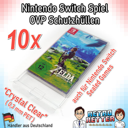 Nintendo Switch Spiele OVP Schutzhüllen