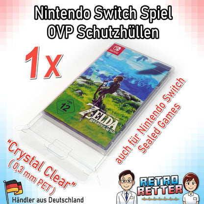 Nintendo Switch Spiele OVP Schutzhüllen