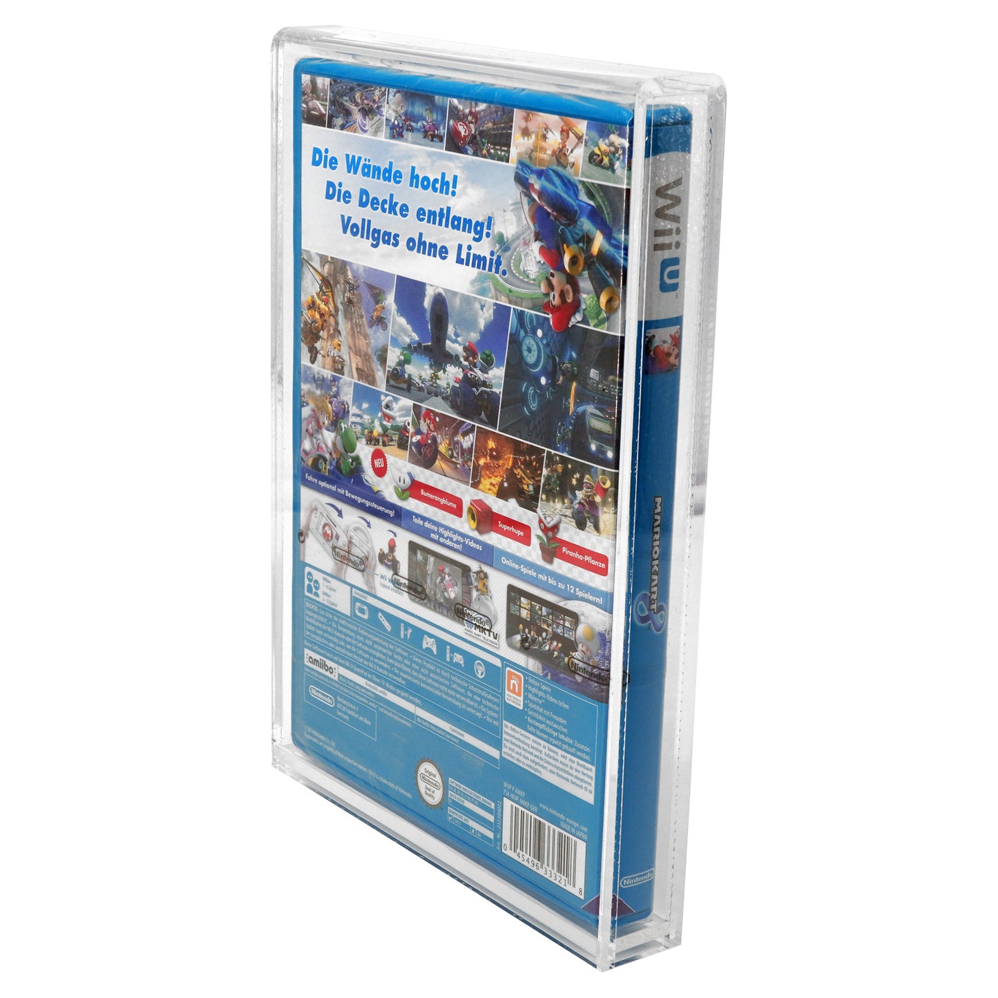 Acryl Case für Nintendo Wii / Wii U Spiele OVP