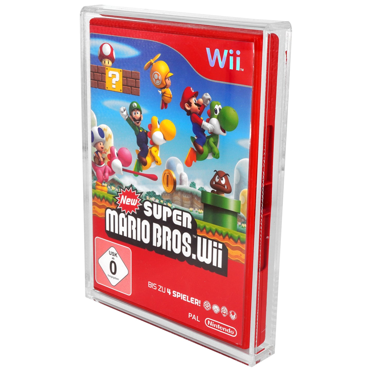 Acryl Case für Nintendo Wii / Wii U Spiele OVP
