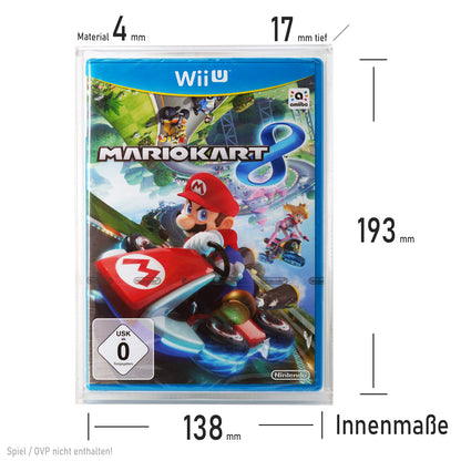 Acryl Case für Nintendo Wii / Wii U Spiele OVP