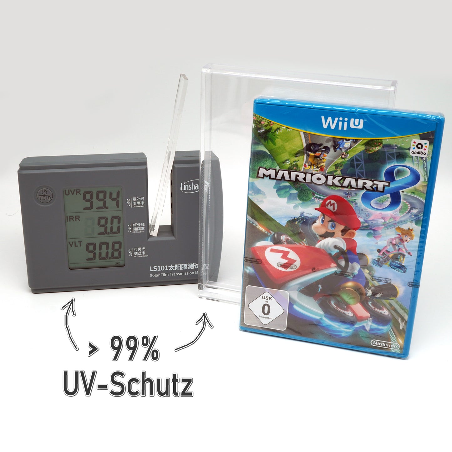 Acryl Case für Nintendo Wii / Wii U Spiele OVP