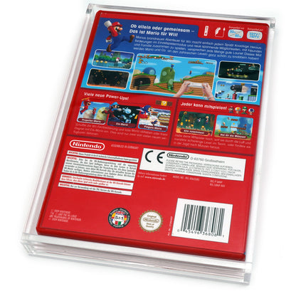 Acryl Case für Nintendo Wii / Wii U Spiele OVP