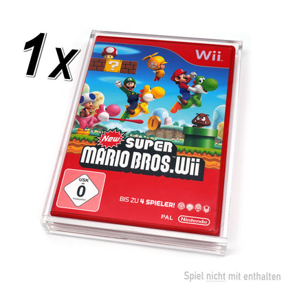 Acryl Case für Nintendo Wii / Wii U Spiele OVP