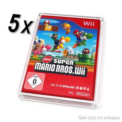 Acryl Case für Nintendo Wii / Wii U Spiele OVP