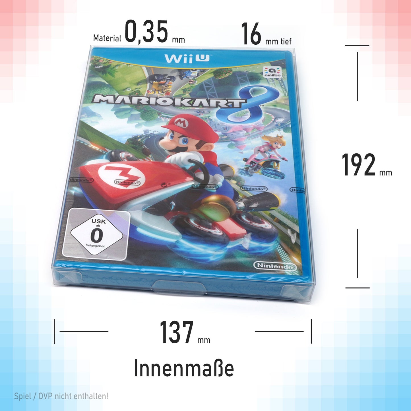 Nintendo Wii & Wii U Spiele OVP Schutzhüllen