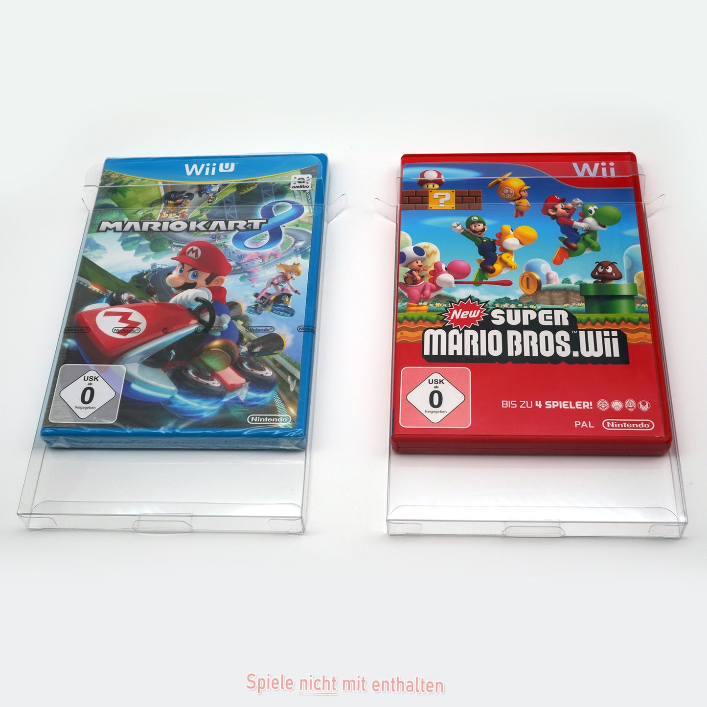 Nintendo Wii & Wii U Spiele OVP Schutzhüllen