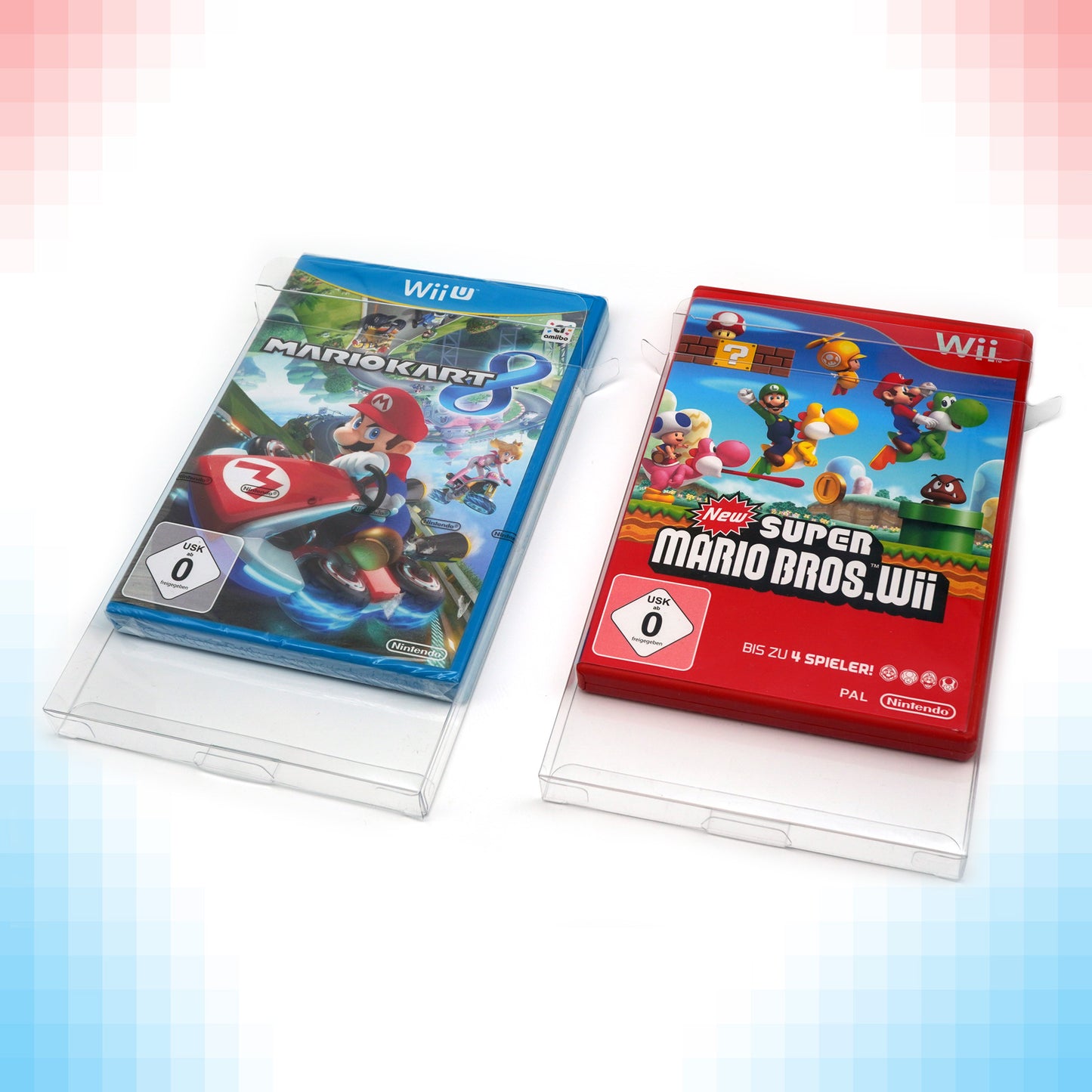 Nintendo Wii & Wii U Spiele OVP Schutzhüllen