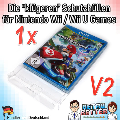 Nintendo Wii & Wii U Spiele OVP Schutzhüllen