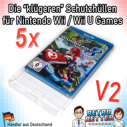 Nintendo Wii & Wii U Spiele OVP Schutzhüllen