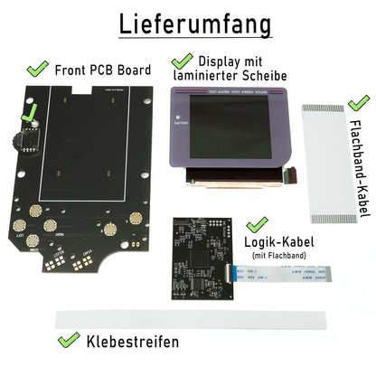 HISPEEDIDO Q5 IPS Set Laminated für GameBoy Classic