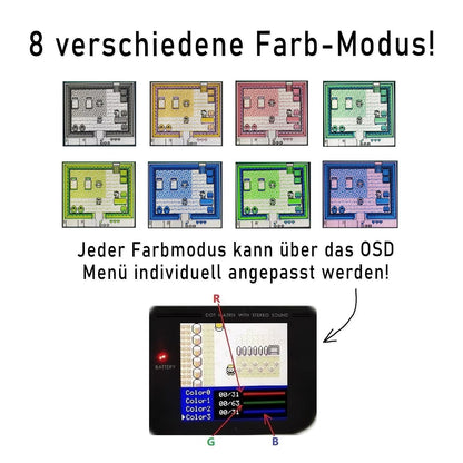 HISPEEDIDO Q5 IPS Set Laminated für GameBoy Classic