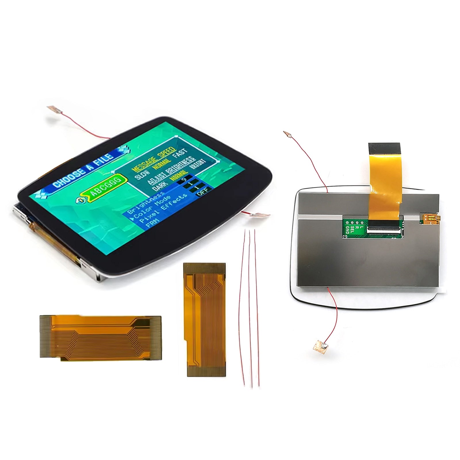 HISPEEDIDO GBA IPS V5 Laminated Set für GAME BOY Advance