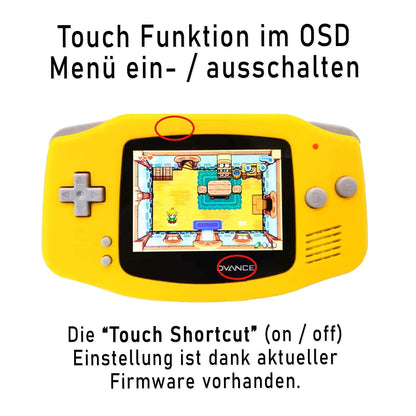 HISPEEDIDO GBA IPS V5 Laminated Set für GAME BOY Advance