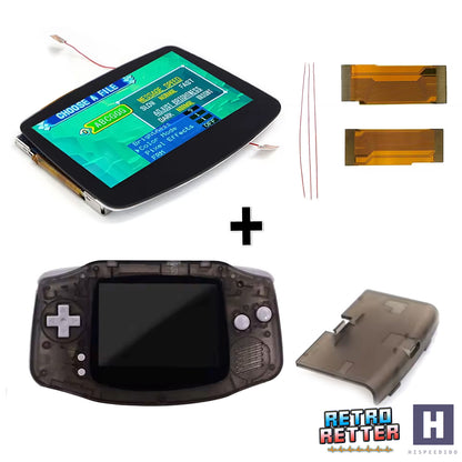 HISPEEDIDO GBA V5 IPS Display Set mit Gehäuse für GameBoy Advance