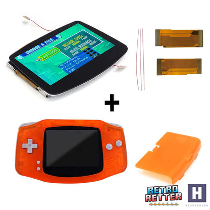 HISPEEDIDO GBA V5 IPS Display Set mit Gehäuse für GameBoy Advance