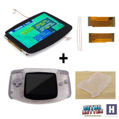 HISPEEDIDO GBA V5 IPS Display Set mit Gehäuse für GameBoy Advance