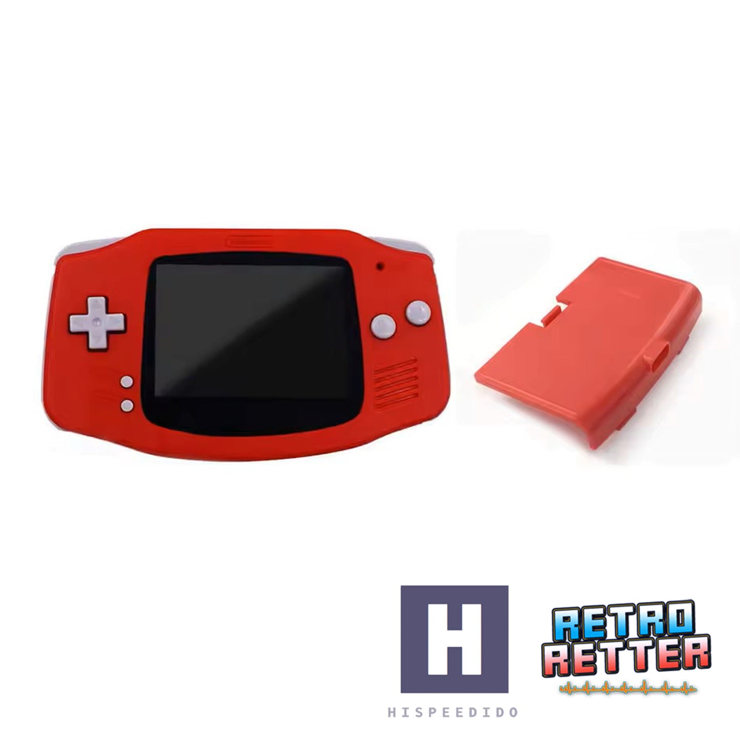 HISPEEDIDO GBA Gehäuse für IPS Display Set V5 / V2 für GameBoy Advance
